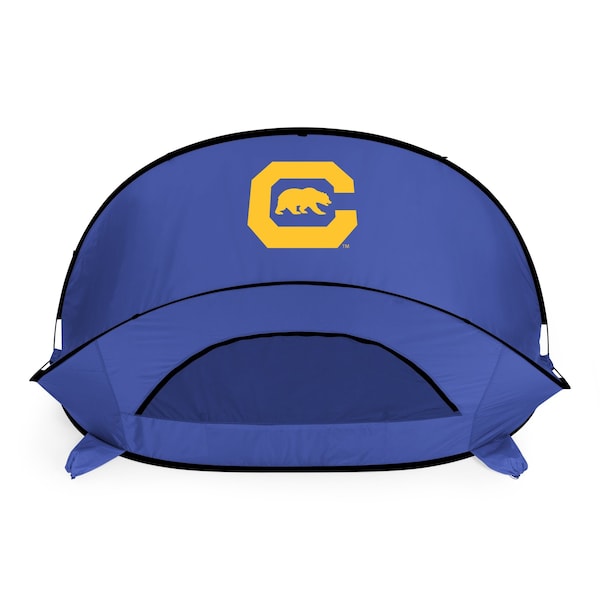 Picnic Time Family Of Brands NCAA Cal Bears Manta Portable Beach Tent - Pop Up Tent - Beach Sun Shelter Pop Up, Blue 113-00-139-074-0 - main