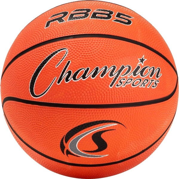 Champion Sports Mini Rubber Basketball, Orange, Size 3, PK3 RBB5 - main