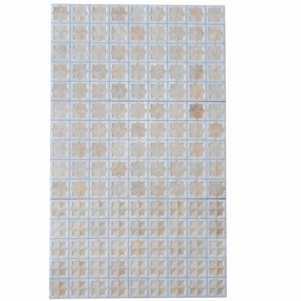 Apollo Tile Citadel 12.2 in. x 22 in. Matte and Glossy White Porcelain Large Format Wall Tile - 7 Pack, 7PK ALZ88WHT1222A - main