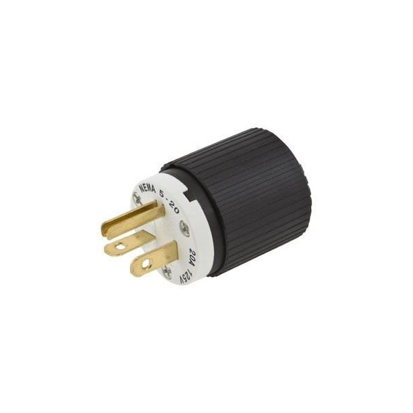 Hubbell 20A Non-Metallic 5-20R Plug 520SP - main
