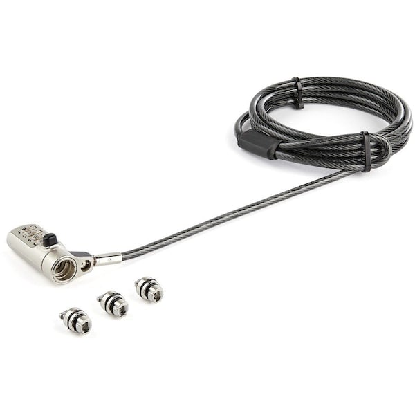 Startech.Com LAPTOP CABLE LOCK K-SLOT/NANO/WEDGE LTULOCK4D - main