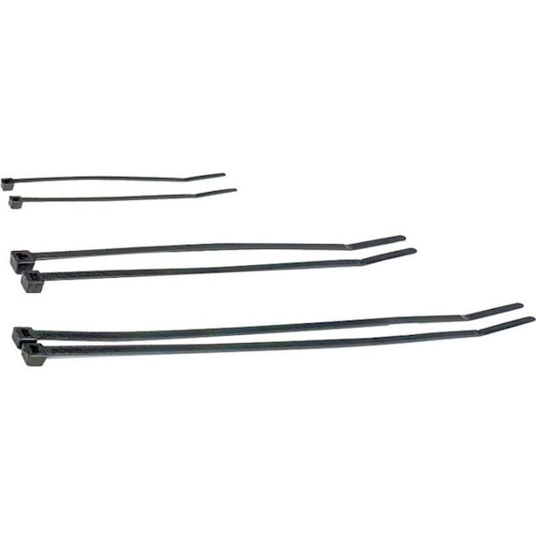 Metra Electronics Cable Tie, 7 in L, Black, 50 lb Strength, 100 PK BCT7 - main