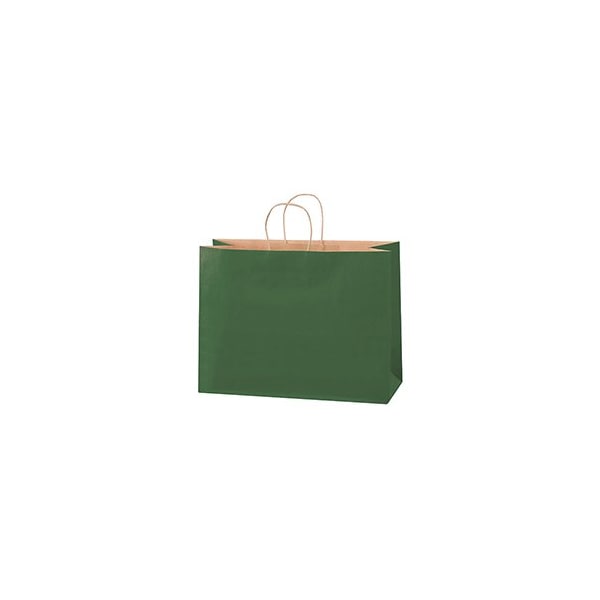 Bubblefast 250-16 x 6 x 12'' Green Tinted Shopping Bags, 250PK BFBGS118G - main