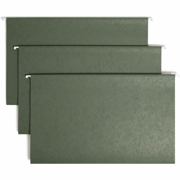 Smead Tuff Hanging Folder with Easy Slide Tab, Legal, Standard Green, 20/Pack 64136 - main
