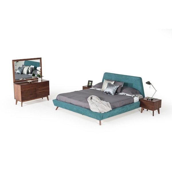 Homeroots 51" Walnut Solid Wood Six Drawer Double Dresser 473114 - main