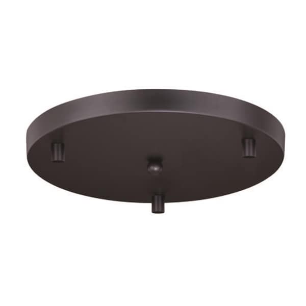 Perfecttwinkle 12 in. Canopy for 3 Mini Pendants - Oil Rubbed Bronze PE4200258 - main