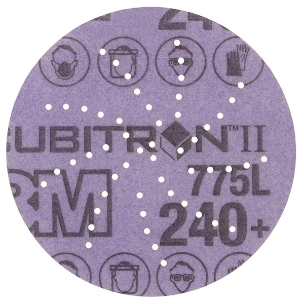 Xtract 3M Cubitron II Film Disc, 240+, 3 in, Die 300DS, 50/Carton, 250PK 775L - main