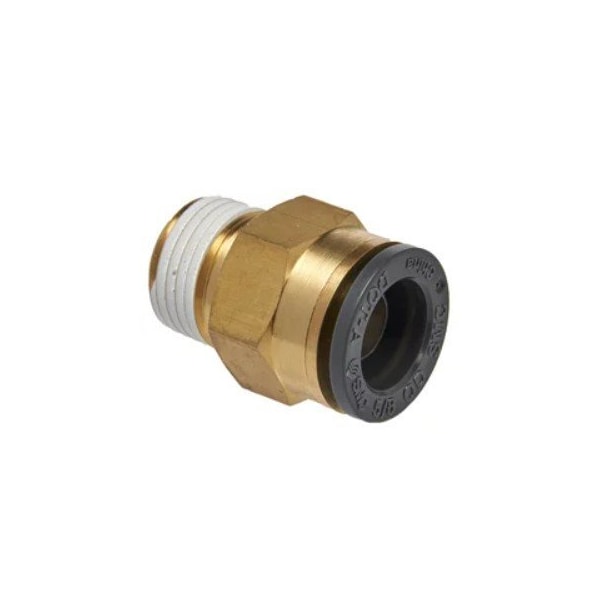 S.U.R. & R. Auto Parts Straight M Conctr 5/8"TubeX1/2"NPT (2) SRRABM550 - main