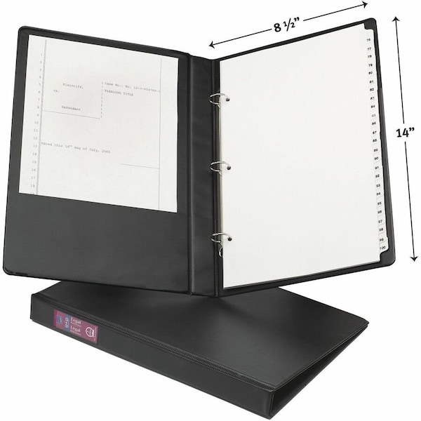 Avery Binder, 3-Ring, 1", Black 06400 - main