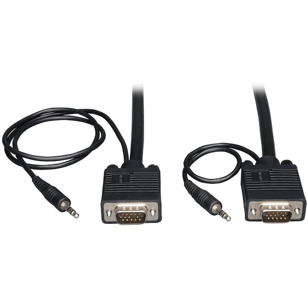 Tripp Lite 50FT SVGA/VGA MONITOR CABLE HD15 M/M W/ AUDIO P504-050 - main