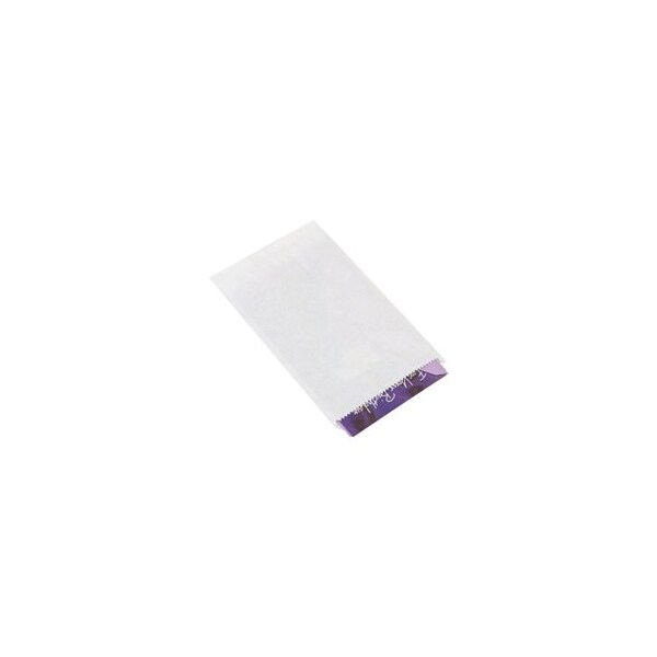Bubblefast 3000-6 1/4 x 9 1/4'' White Flat Merchandise Bags, 3000PK BFBGM101W - main
