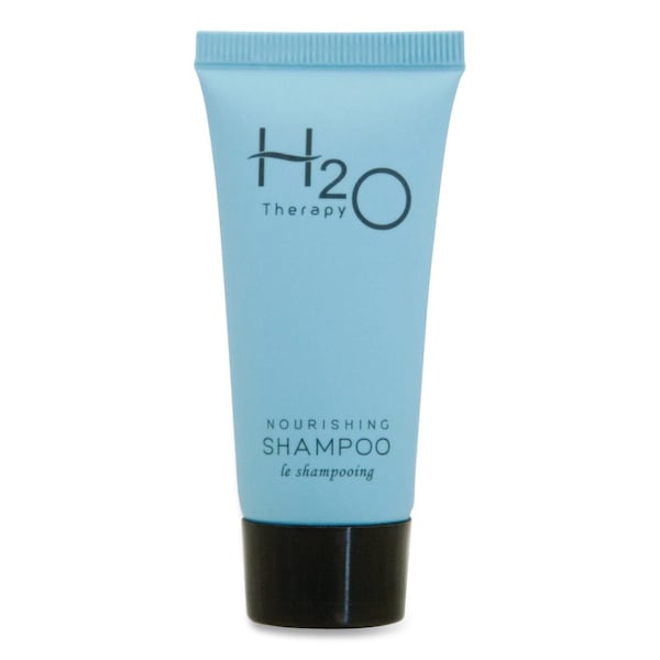 Diversified Hospitality Solutions H2O Therapy Shampoo Single Use, White Tea and Lemongrass Scent, 0.85 oz Tube, 300PK H2O06S085 - main