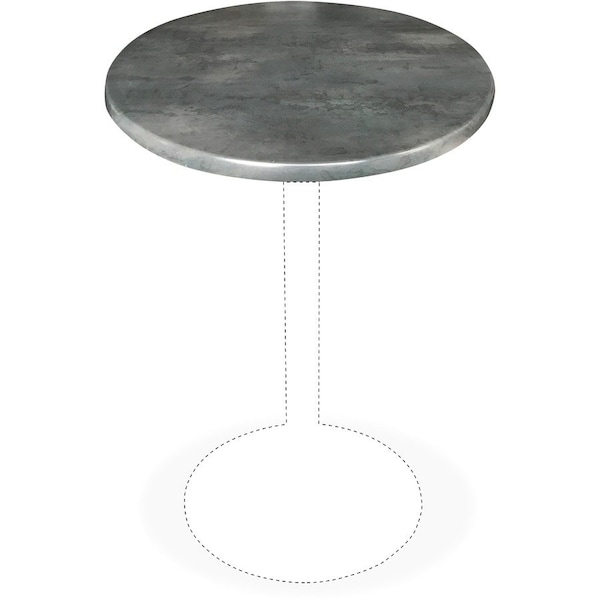 Holland Bar Stool Co 30" dia. Black Steel, Indoor/Outdoor All-Season EnduroTop Table Top OD30RBlkStl - main