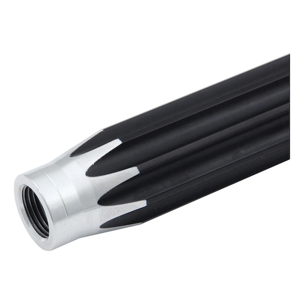 Quickcar Racing Products 0.37 in. Aluminum Scalloped Suspension Tube - 18 in. QRP38-180 - main