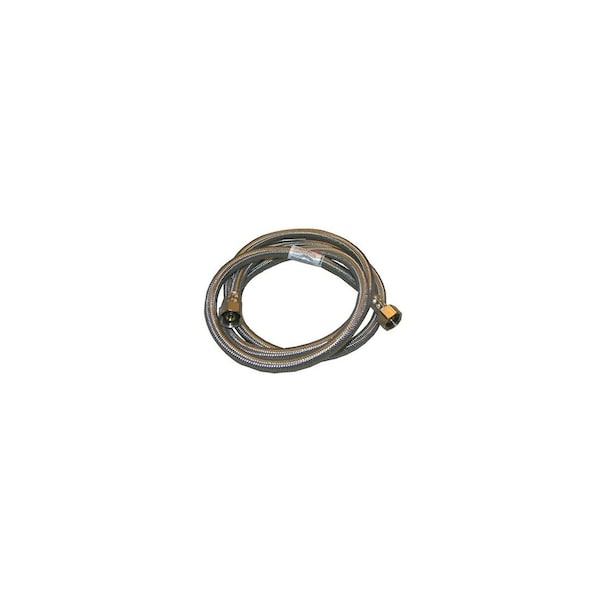 Westlake Pipe & Fittings Faucet Supply Line 1/2in FIP X 1/2in D FIP 72in Braided Stainless Steel 10-0473 - main