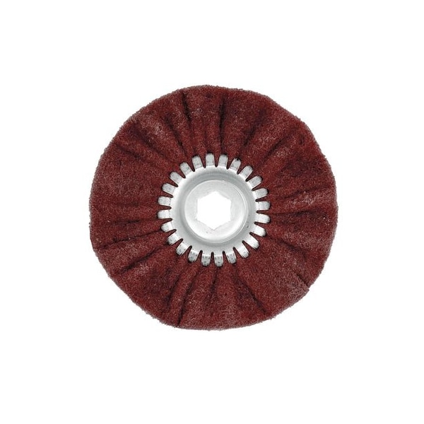 Renegade Products Usa 6 Inch Mini Airway Buffing Wheels, Very-Fine Maroon Satin FAW6XMBN2-2P-HSVFN - main