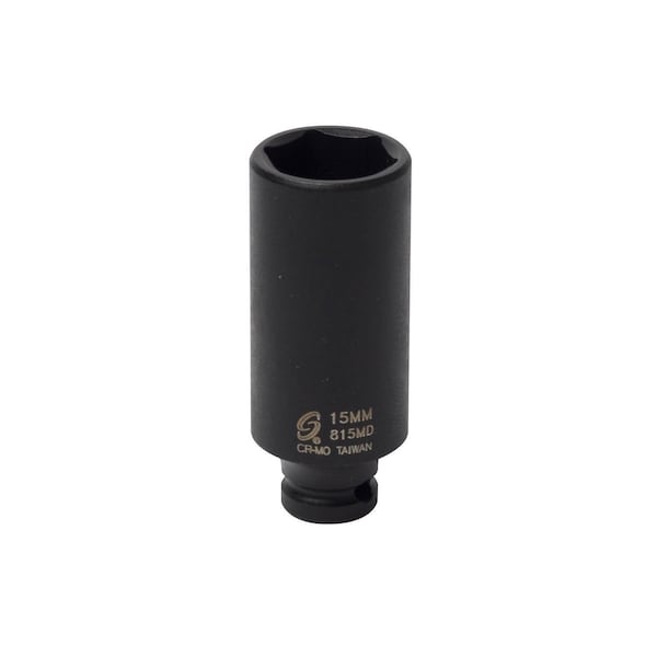 Sunex 1/4 in Drive 15Mm Deep Impact Socket 815MD - main