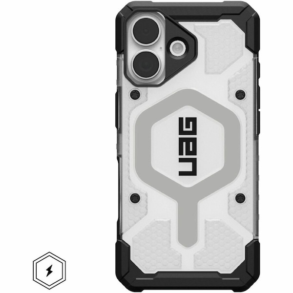 Urban Armor Gear Pathfinder Clear Magsafe Case For Apple Iphone 17 - Ice And Silver 114553114333 - main
