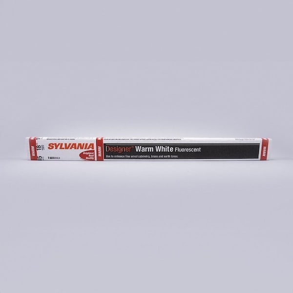 Sylvania Fluorescent Bulb, 15 W, T12 Lamp, Medium Lamp Base, 693 Lumens, 3000 K Color Temp, Warm White Light 21551 - main