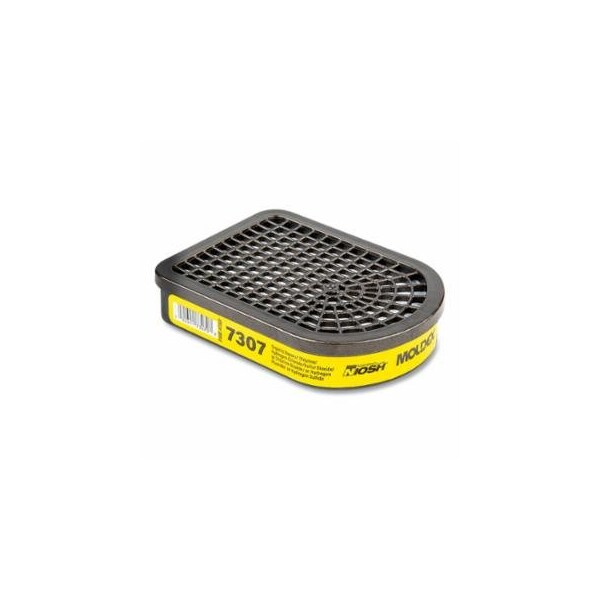Moldex 7000/7800/9000 Series Semi-Rectangular Gas/Vapor Cartridge, Organic Vapors/Acid Gases, for, 30PK 507-7307 - main