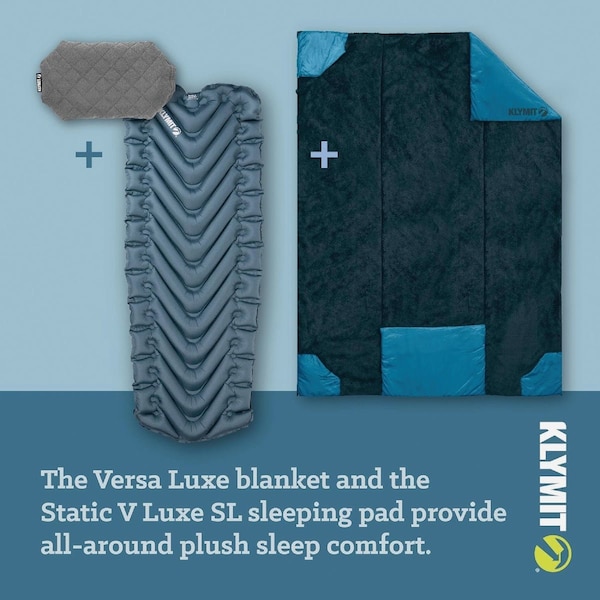 Klymit Luxe Gray Camping Pillow 12LPGY01D - main