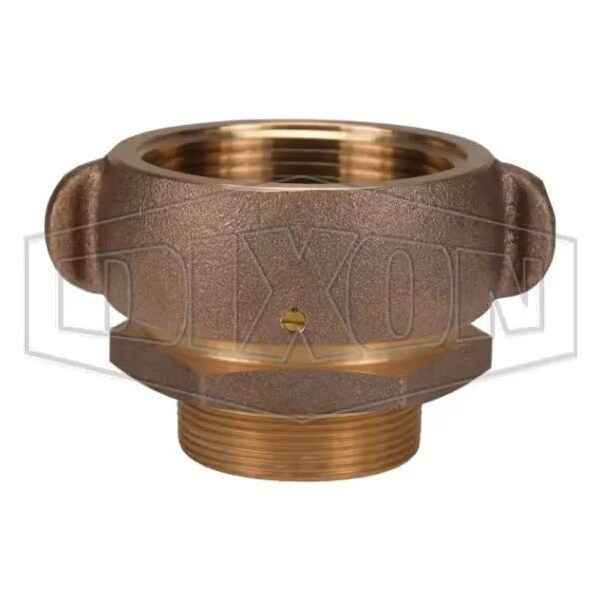Dixon Suction Rocker Lug Adapter with Poly Screen, 2 x 2-1/2 in, MNPT x Female NST NH, Brass, Domestic RSMSA25F20T - main