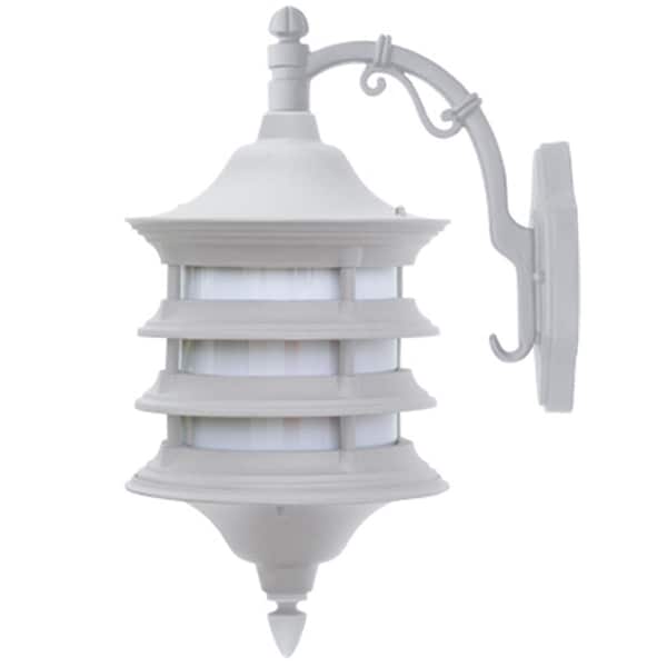 Intense Powder Coated Cast Aluminum Wall Light Fixture, White - 18.50 x 9.25 x 12.81 in. IN2936165 - main
