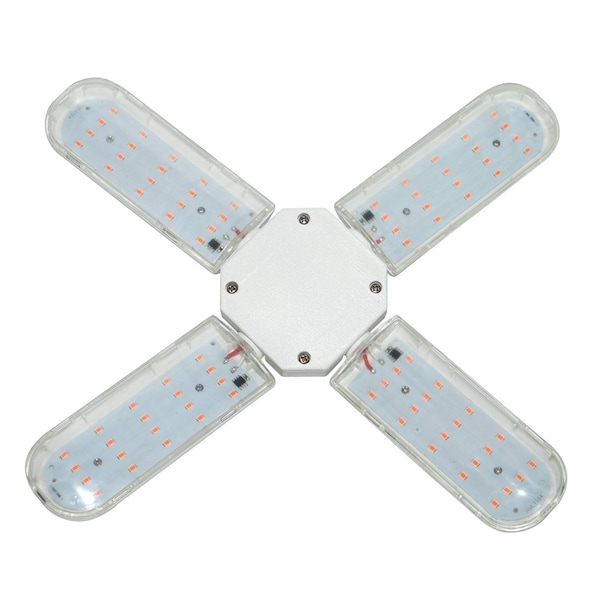 Gt-Lite LED 4-Panel Folding Grow Bulb, 30W, E26 GT-GR-4P40 - main