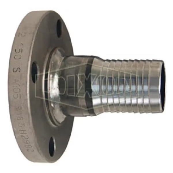 Dixon King Combination Nipple, 4 in x 7-9/16 in L Flange x Hose Shank, Carbon Steel, Domestic FST40 - main