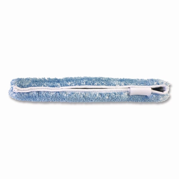 Nexstep Commercial Products MaxiPlus Combo Window Washer and Squeegee Microfiber Replacement Sleeve, 15.5" Wide, Blue 96154-R - main