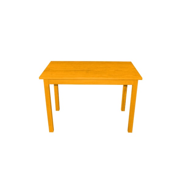 Homeroots 48" Goldenrod Solid Wood Dining Table 548863 - main