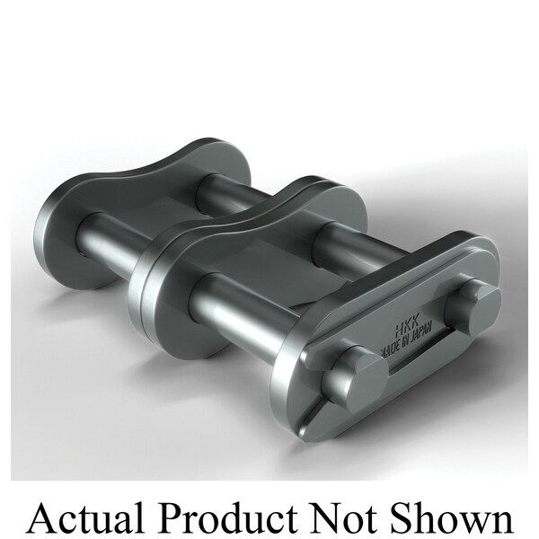 Hkk Chain Aqua-Series II Spring Clip Connecting Link, #40-2 chain, 1/2 P, 0.156 Dia Pin AARC040SCL2 - main