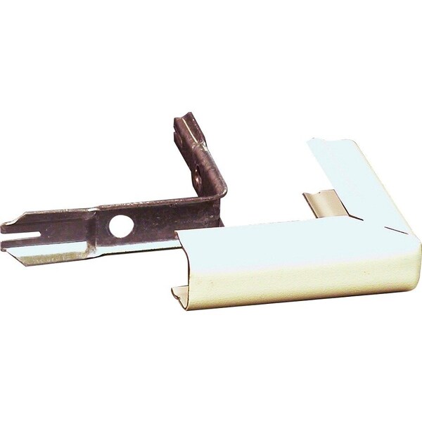 Legrand External Elbow Raceway, 700 Series, 1 Channel, 3/4 in W, 0.66 in H, 2-3/4 in L, Ivory V718 - main