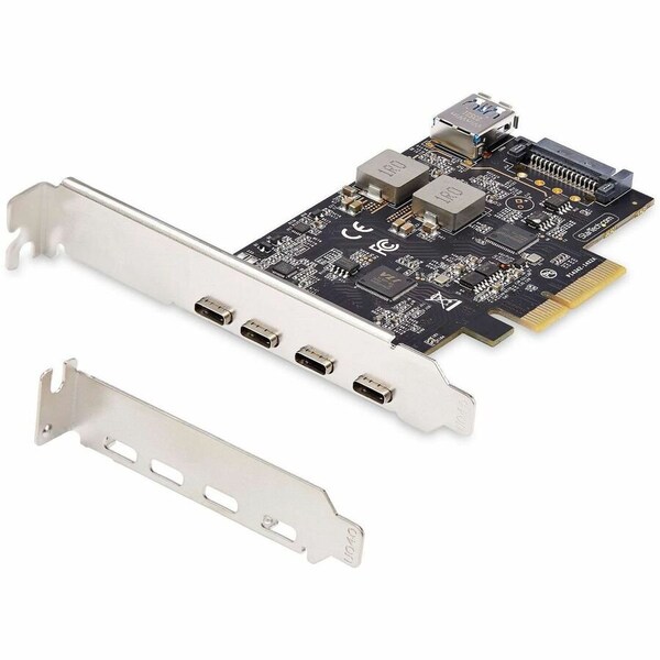 Startech.Com 5-PORT USB PCIE CARD, USB 3.2 10GBPS, PCI EXPRESS CARD WITH 4X USB-C PORTS, 1X U PS4C3IA3-USB-C-CARD - main