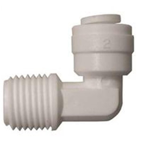 House Tube Elbow, 90 deg, 0.375 x 0.25 in. Quick Connect x MPT - 150 PSI - Plastic - 70 deg F HO435531 - main