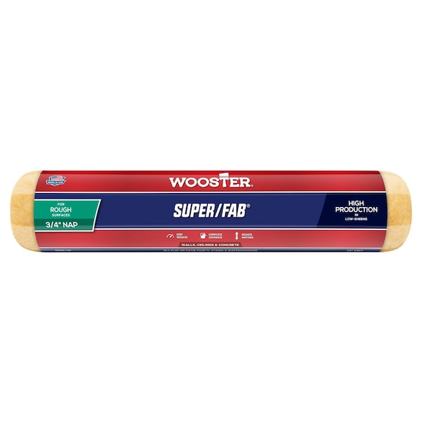 Wooster R241 14 in. Super Fab 0.75 in. Nap Roller Cover 71497660381 - main