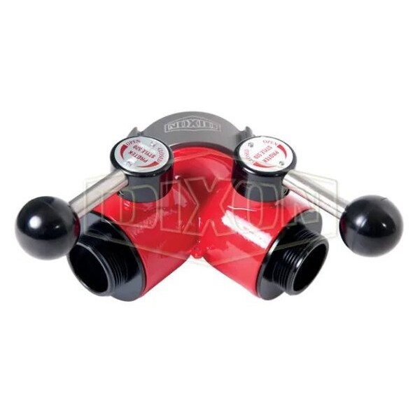 Dixon FMBV 2-Way Ball Valve with Carrying Handle, 2-1/2 x 1-1/2 in Nominal, FNST Swivel x MNST End Style FMBV25F15F - main