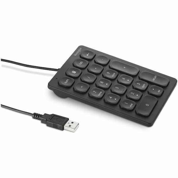 Kensington Number Keyboard, Black, 1" H K79820WW - main