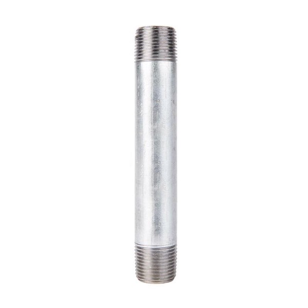 Stz Industries 1/2 in. MIP each X 1/2 in. D MIP Galvanized Steel 5 in. L Nipple 301UP12X5 - main