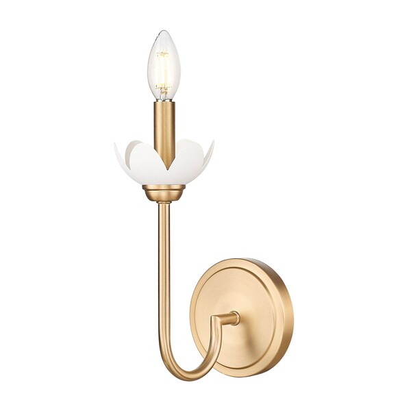 Z-Lite Allistair 1-Light Wall Sconce, 5.25 in W, Modern Gold 352-1S-MGLD - main