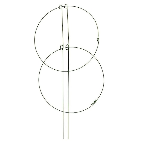 Gardeners Blue Ribbon Ring Support, 36 in L, 18 in Dia, Steel, Green, Powder Coated DRPS1836 - main