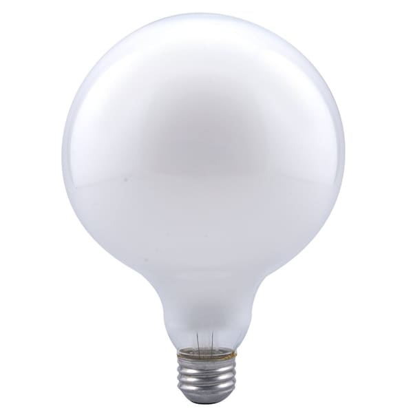 Ledvance/ Sylvania Incandescent G40 Decor Bulb Shape Soft White Medium Aluminum Base100 Watt 120 Volt 100G40/W/3/RP-120V/15793 - main