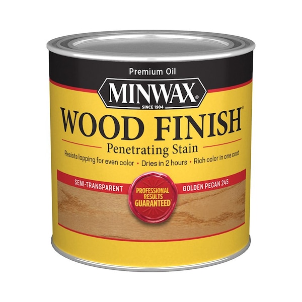 Minwax 1/2 Pt Golden Pecan Wood Finish Oil-Based Wood Stain 22450 - main