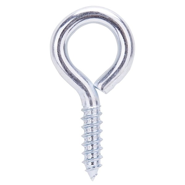 Prosource Screw Eye, 7.55 mm Dia Wire, 9.3 mm Thread, 1 in L Thread, 2-7/8 in OAL, 286 lb Working Load, Steel LR207 - main