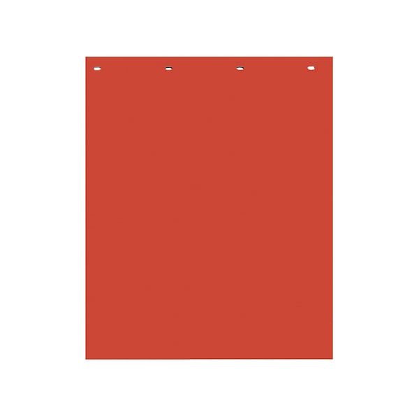 Buyers Products Mudflaps, 30 in X 24 in, Polymer, Red, 1 PR RC30PPRPKGD - main