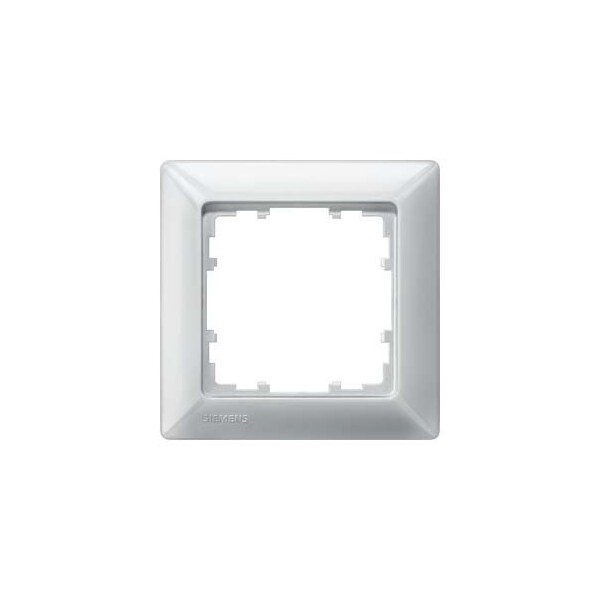 Siemens DELTA line, aluminum-metallic frame 1-fold, 80x 80 mm 5TG2551-3 - main