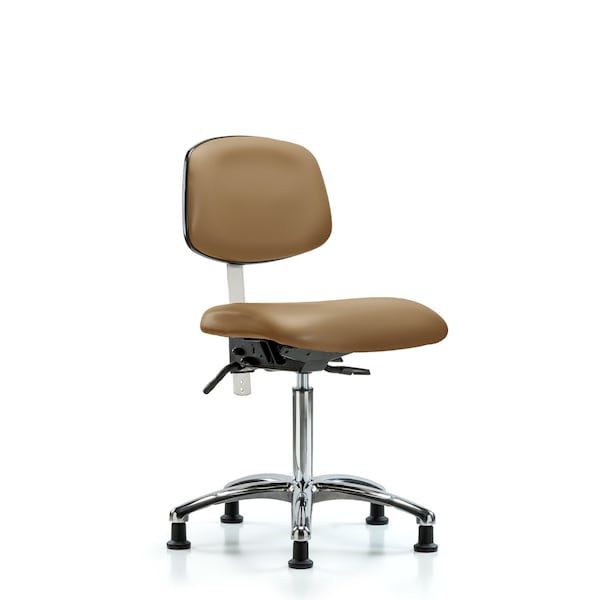 Blue Ridge Ergonomics Med Bench Chair, Vinyl, Glds, Taupe, CL100, No Arms, 22" to 29" Height, Taupe BR-NCR-VMBCH-CR-T1-A0-NF-RG-8584 - main