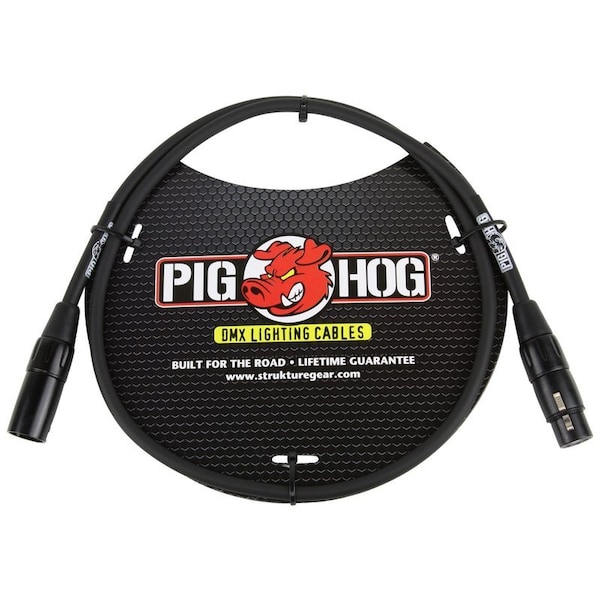 Pig Hog 3-Feet DMX Lighting Cable PHDMX3 - main