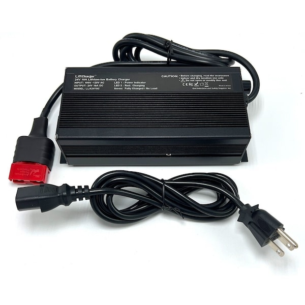 Liftcharger 24v 10 Amp Battery Charger for Apollo Electric Pallet Jack CBD15, A-1017, A-1034 EP2410C2 - main