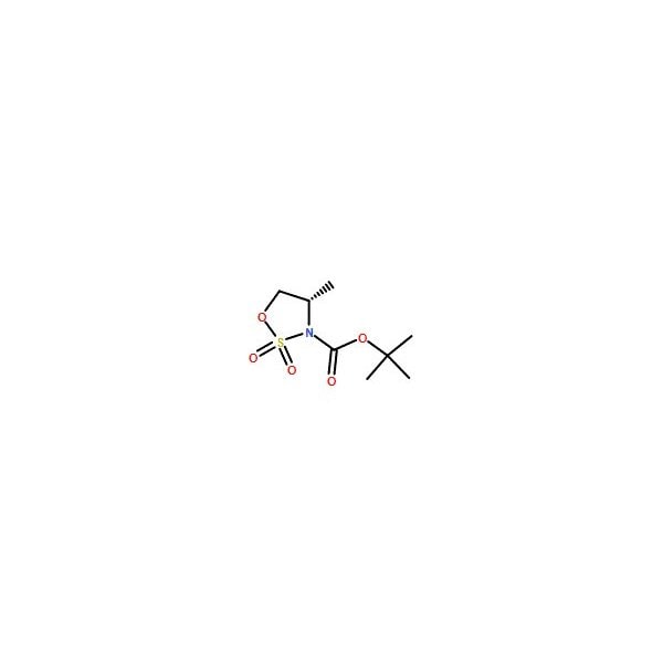 Ak Scientific (4S)-2, 2-Dioxido-4-methyl-1, 2, 3-oxathiazolidine, N-boc protected (1g), CAS 439948-91-1 1136AL-1g - main